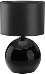 Φωτιστικό Επιτραπέζιο Palla 5080 1xΕ27 15W Φ36cm 50cm Black TK Lighting