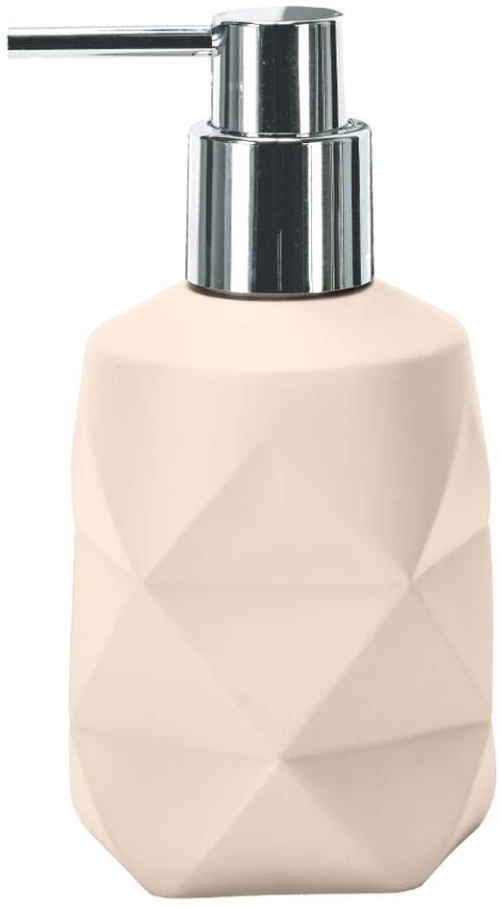 Δοχείο Κρεμοσάπουνου Crackle 7x15cm Sandbeige Kleine Wolke Πολυρεσίνη