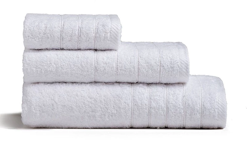 Πετσέτα Fresca White Melinen Προσώπου 50x90cm 100% Βαμβάκι