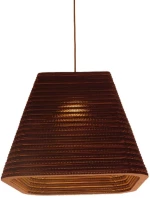 Φωτιστικό Οροφής 3D Corfu 01295 Brown GloboStar Χαρτί