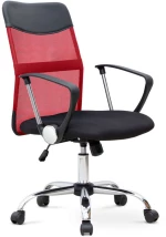 Καρέκλα Γραφείου Franco 0223110 59x57x95/105cm Red-Black