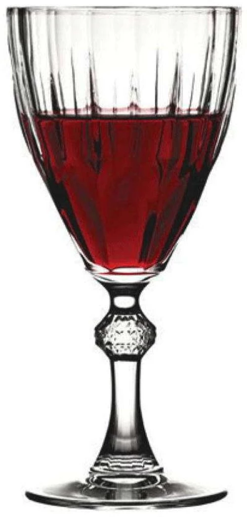 Ποτήρι Κρασιού Diamond Σετ 6 τμχ SP44767K6 245ml Γυάλινο Clear Espiel Γυαλί