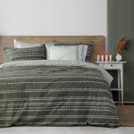 Σεντόνια Bold (Σετ 3τμχ) Green Nima Μονό 170x260cm 100% Βαμβάκι
