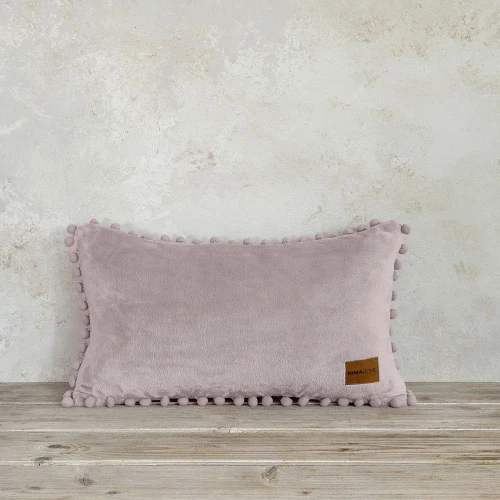 Μαξιλάρι Διακοσμητικό (Με Γέμιση) Jacquard Macia Nude Nima 30X50 Πολυέστερ