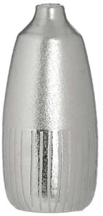 Βάζο 3-70-278-0064 Φ12x25cm Silver Inart Κεραμικό