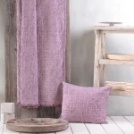 Ριχτάρι Rachell Purple Ρυθμός Τετραθέσιο 180x330cm Chenille,Βαμβάκι,Polyester