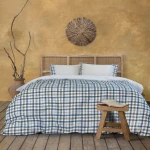 Κουβερλί Ombre Blue-Grey Nima Μονό 160x245cm 100% Βαμβάκι