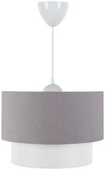Φωτιστικό Οροφής PWL-1087 Φ30x70cm 1xΕ27 White-Grey