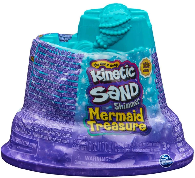 Παιχνίδι Κατασκευών Με Κινητική Άμμο 6064334 Shimmer Mermaid Treasure Purple Spin Master