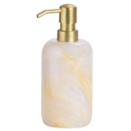 Δοχείο Κρεμοσάπουνου Mother Of Pearl LBTAH-BA22174 Φ8x18cm 300ml Multi Andrea House Πολυρεσίνη