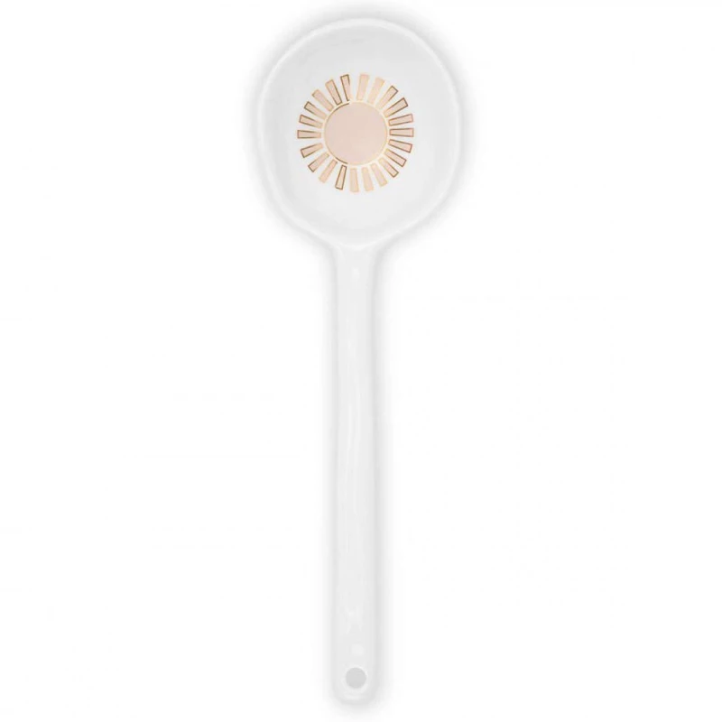 Κουτάλι Rose Sun RD0051527 12,7cm White-Gold Raeder Πορσελάνη