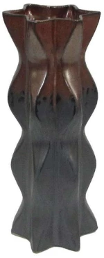 Κηροπήγιο Κεραμικό 003-223-088 12,5x12x32,5cm Grey-Green Κεραμικό