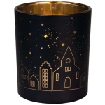 Βάση Ρεσώ Lighttown RD0092206 Φ8,5x10cm Black Raeder Γυαλί