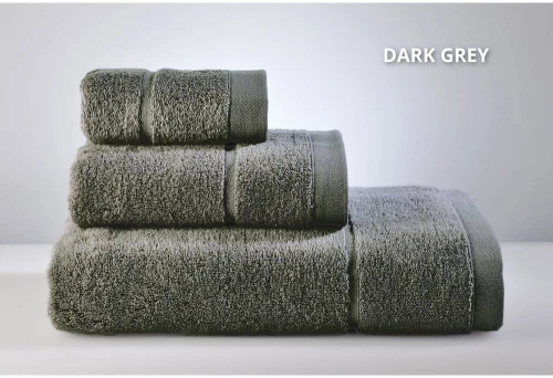 Πετσέτες Joanne (3τμχ) Dark Grey Down Town Σετ Πετσέτες 90x150cm 100% Βαμβάκι