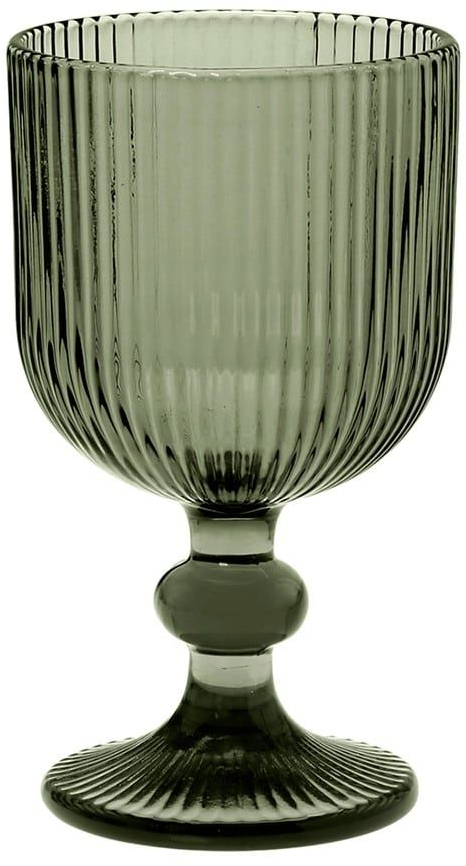 Ποτήρι Κρασιού Κολωνάτο 52.504.54 250ml Smoke Cryspo Trio Γυαλί