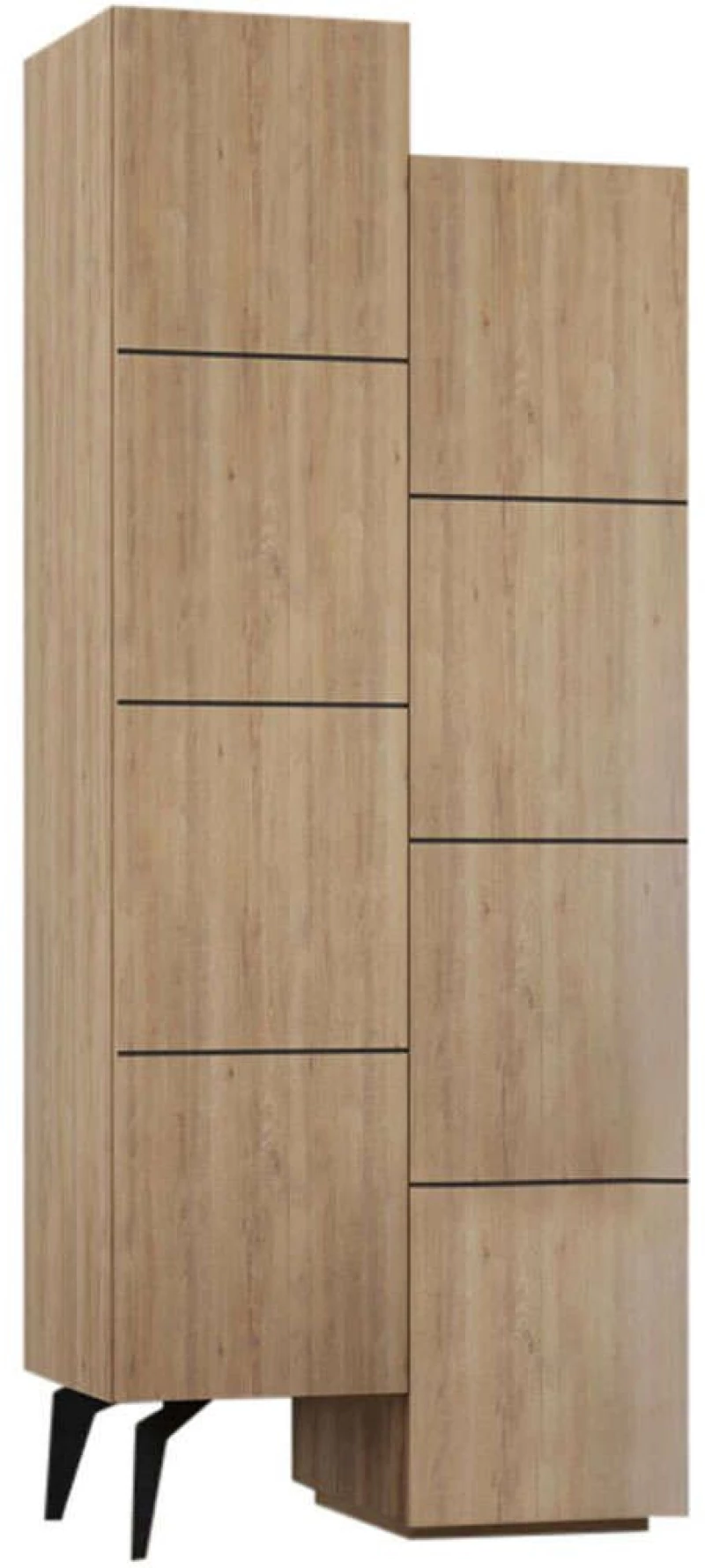 Στήλη Μπάνιου Stair 0214351 62,2x37,4x156cm Natural Μελαμίνη