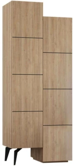 Στήλη Μπάνιου Stair 0214351 62,2x37,4x156cm Natural Μελαμίνη