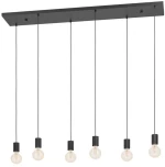 Φωτιστικό Οροφής - Ράγα Huebro 390268 6xE27 Black Eglo