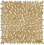 Σουπλά Pointy (Σετ 4Τμχ) 790PYN1133 36x36cm Honey Hermia Ξύλο
