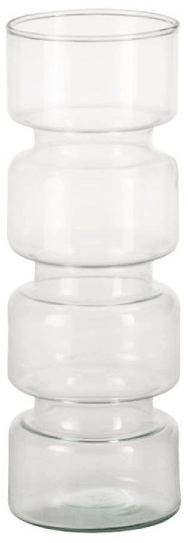Βάζο Γυάλινο Delnite 421076 9x26cm Clear Eglo Γυαλί