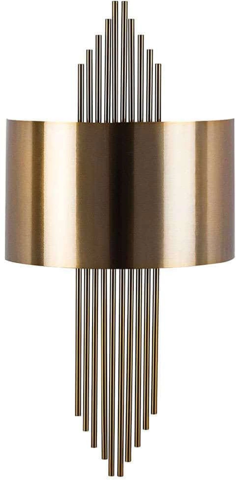 Φωτιστικό Τοίχου - Απλίκα 892OPV1348 22x75cm E27 40W Gold Opviq