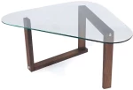 Τραπέζι Σαλονιού 552NOS1402 96x81x41cm Walnut