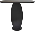 Κονσόλα Ellittica 552NOS1911 100x30x81cm Anthracite Μοριοσανίδα, Μελαμίνη