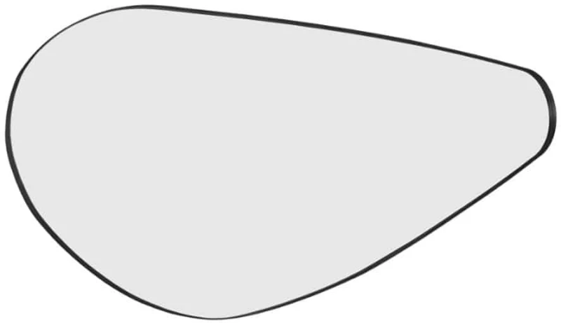 Καθρέπτης Τοίχου Britta 1430702 70x170cm Black Mirrors & More Μέταλλο