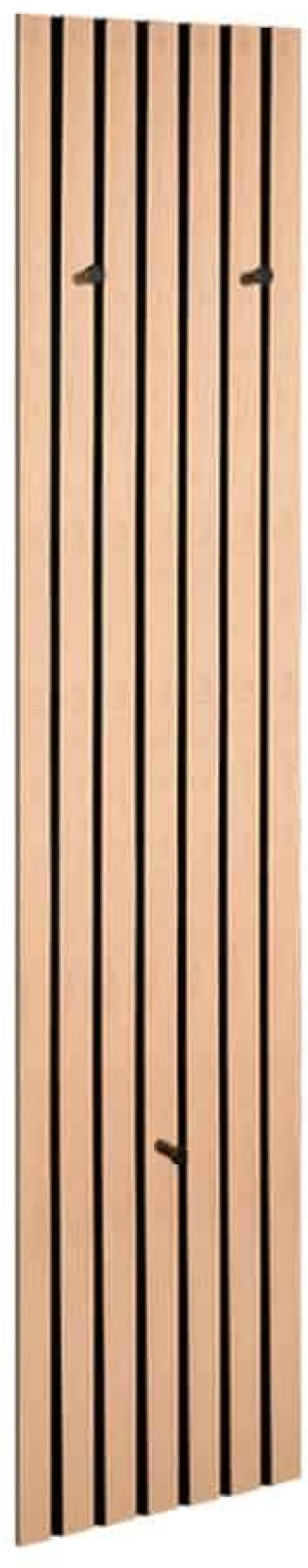 Κρεμάστρα Τοίχου Grace 2270498 25x160cm Natural-Black Mirrors & More Mdf