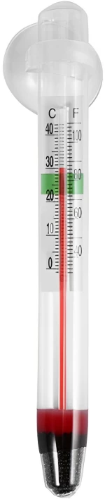 Γυάλινο Θερμόμετρο Ενυδρείου με Βεντούζα 11cm 31332