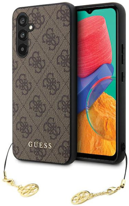 Guess 4G Charms Collection - Samsung Galaxy S23 FE Case (brown)