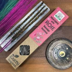 Θυμίαμα Palo Santo με Τριαντάφυλλο Earth Inspired Smudge Incense Rose (10τμχ)
