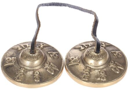 Χειροποίητα Κύμβαλα Διαλογισμού Meditation Cymbals Lucky Symbols 6cm