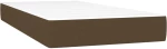 ΚΡΕΒΑΤΙ BOXSPRING ΜΕ ΣΤΡΩΜΑ ΣΚΟΥΡΟ ΚΑΦΕ 90X200 ΕΚ. ΥΦΑΣΜΑΤΙΝΟ 3130404