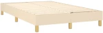 ΚΡΕΒΑΤΙ BOXSPRING ΜΕ ΣΤΡΩΜΑ ΚΡΕΜ 120X200 ΕΚ. ΥΦΑΣΜΑΤΙΝΟ 3140446