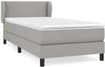 ΚΡΕΒΑΤΙ BOXSPRING ΜΕ ΣΤΡΩΜΑ ΑΝΟΙΧΤΟ ΓΚΡΙ 80X200 ΕΚ. ΥΦΑΣΜΑΤΙΝΟ 3126117