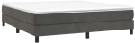 ΚΡΕΒΑΤΙ BOXSPRING ΜΕ ΣΤΡΩΜΑ ΣΚΟΥΡΟ ΓΚΡΙ 160X200 ΕΚ. ΒΕΛΟΥΔΙΝΟ 3144340