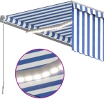 ΤΕΝΤΑ ΑΥΤΟΜΑΤΗ ΜΕ ΣΚΙΑΣΤΡΟ/LED/ΑΙΣΘ. ΑΝΕΜΟΥ ΜΠΛΕ/ΛΕΥΚΟ 4X3 Μ. 3069431