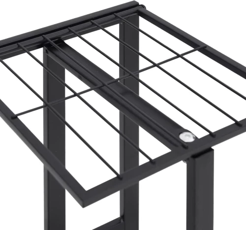 ΒΑΣΗ ΛΟΥΛΟΥΔΙΩΝ 4 ΕΠΙΠΕΔΩΝ ΜΕ ΡΟΔΕΣ 44X23X80 ΕΚ. ΜΑΥΡΗ ΣΙΔΕΡΟ 343115