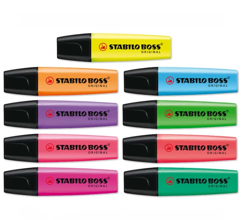 STABILO BOSS 2-5mm ΜΑΡΚΑΔΟΡΟΣ ΦΩΣΦΟΡΟΥΧΟΣ ΓΑΛΑΖΙΟ
