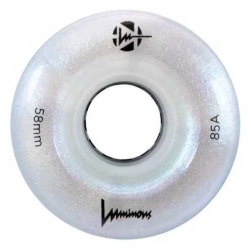 LUMINOUS 58mm/85A Ροδάκι Led - White Pearl (4αδα)
