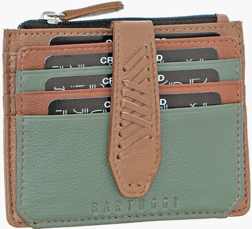 Δερμάτινη καρτοθήκη (521-8008-khaki)