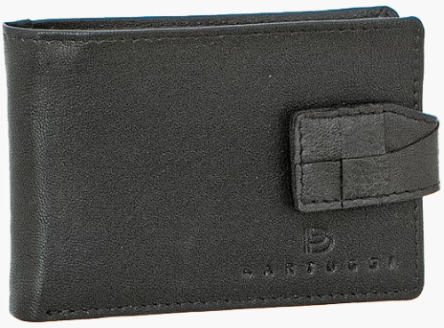 Δερμάτινη καρτοθήκη (521-070-black)