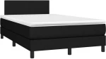 ΚΡΕΒΑΤΙ BOXSPRING ΜΕ ΣΤΡΩΜΑ & LED ΜΑΥΡΟ 120X200 ΕΚ. ΥΦΑΣΜΑΤΙΝΟ 3132983