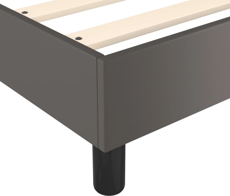 ΚΡΕΒΑΤΙ BOXSPRING ΜΕ ΣΤΡΩΜΑ ΓΚΡΙ 140X200ΕΚ. ΑΠΟ ΣΥΝΘΕΤΙΚΟ ΔΕΡΜΑ 3144612