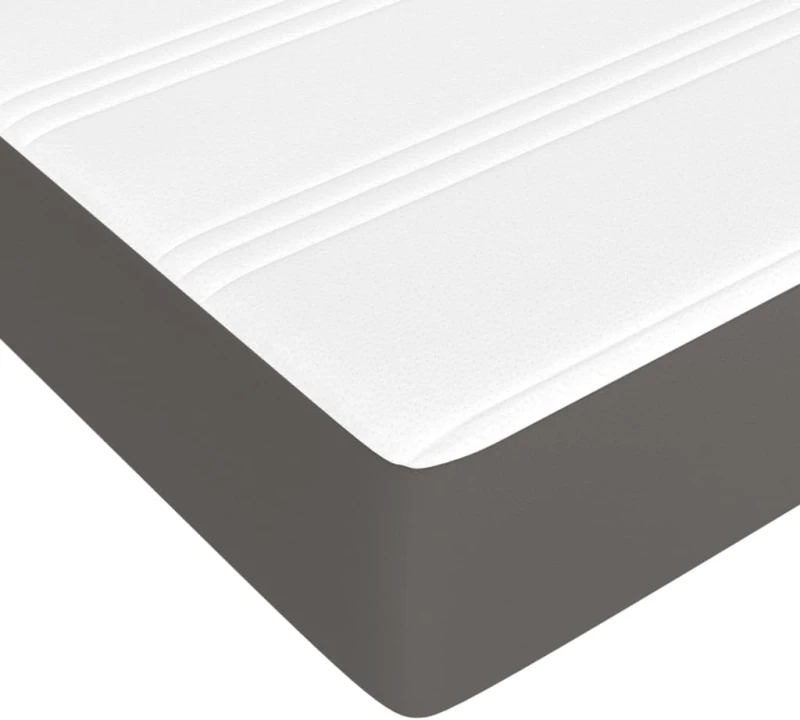ΚΡΕΒΑΤΙ BOXSPRING ΜΕ ΣΤΡΩΜΑ ΓΚΡΙ 140X200ΕΚ. ΑΠΟ ΣΥΝΘΕΤΙΚΟ ΔΕΡΜΑ 3144612