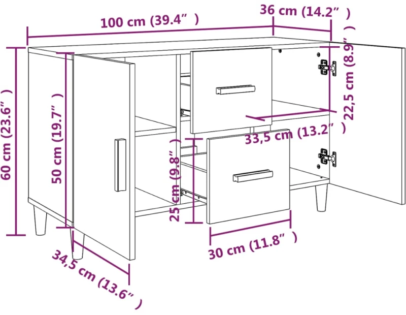 ΝΤΟΥΛΑΠΙ ΛΕΥΚΟ 100 X 36 X60 ΕΚ. ΕΠΕΞΕΡΓΑΣΜΕΝΟ ΞΥΛΟ 812510