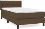 ΚΡΕΒΑΤΙ BOXSPRING ΜΕ ΣΤΡΩΜΑ ΣΚΟΥΡΟ ΚΑΦΕ 90X200 ΕΚ. ΥΦΑΣΜΑΤΙΝΟ 3129924
