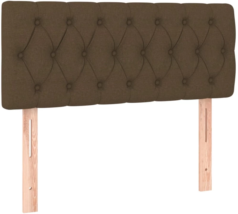 ΚΡΕΒΑΤΙ BOXSPRING ΜΕ ΣΤΡΩΜΑ ΣΚΟΥΡΟ ΚΑΦΕ 90X200 ΕΚ. ΥΦΑΣΜΑΤΙΝΟ 3129924