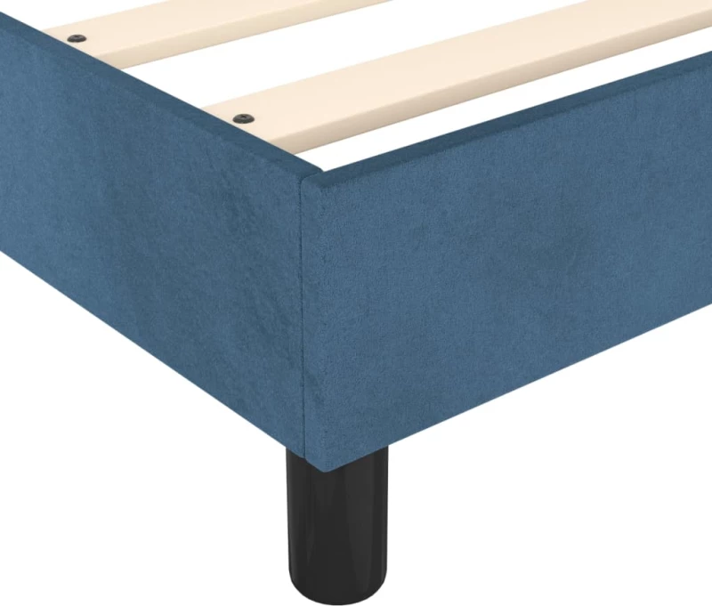 ΚΡΕΒΑΤΙ BOXSPRING ΜΕ ΣΤΡΩΜΑ ΣΚΟΥΡΟ ΜΠΛΕ 80 X 200 ΕΚ. ΒΕΛΟΥΔΙΝΟ 3144301